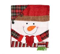 Coprisedia per sedie da pranzo a tema natalizio, coprisedia con cappello di Babbo Natale, copertura per schienale per casa, hotel, sala da pranzo, banchetti, feste di nozze