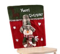 Coprisedia per sedie natalizie, coprisedia 3D per bambole, coprisedia per ospiti, genitori, cene, riunioni di famiglia, cucina, celebrazioni, matrimoni, banchetti e caffetterie