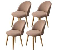 Coprisedia Scandinava con Schienale Fodera per sedia a conchiglia elasticizzata 6/4/2/1 Pezzi Ufficio Universale Fodera per Sedia Jacquard Elasticizzato Lavabile Estraibile Antiscivolo Protector