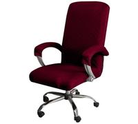 Coprisedia Ufficio Con Cerniera, Elasticizzato Copri Sedia Da Ufficio Con Bracciolo,Coprisedie Con Schienale,Rimovibile,Lavabile Copri Sedia Ufficio Per Sedia Da Gioco,Sedia Girevole D,XL-2pcs