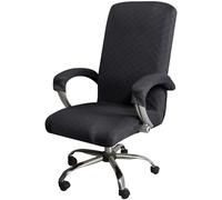 Coprisedia Ufficio Con Cerniera, Elasticizzato Copri Sedia Da Ufficio Con Bracciolo,Coprisedie Con Schienale,Rimovibile,Lavabile Copri Sedia Ufficio Per Sedia Da Gioco,Sedia Girevole B,XL-2pcs