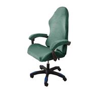Coprisedia Ufficio,Fodera Sedia Ufficio Tickened Velvet Chair Cover Office Computer Game Seat Case Stretchy Home Gaming With Armrest(E)