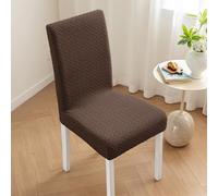 Coprisedie con Schienale 1/2/4/6 Pezzi Elasticizzati, Vestisedia Lavabili Universale per Soggiorno, AntiGraffio Gatto, Lavabile per Sedie da Pranzo e Cucina, Salotto, Hotel, Ufficio,Caffè,6 PCS