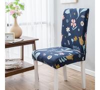 Coprisedie con Schienale Fodere Coprisedia per Sala da Pranzo Coprisedie Elasticizzati Lavabili Universale per Soggiorno, Cucina, Casa Décor, Hotel, Festa, Ristorante, Banchetto(Style-Y#)