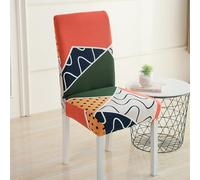 Coprisedie con Schienale Fodere Coprisedia per Sala da Pranzo Coprisedie Elasticizzati Lavabili Universale per Soggiorno, Cucina, Casa Décor, Hotel, Festa, Ristorante, Banchetto(Style-P#)