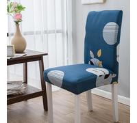 Coprisedie con Schienale Fodere Coprisedia per Sala da Pranzo Coprisedie Elasticizzati Lavabili Universale per Soggiorno, Cucina, Casa Décor, Hotel, Festa, Ristorante, Banchetto(Style-V#)