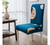 Coprisedie con Schienale Fodere Coprisedia per Sala da Pranzo Coprisedie Elasticizzati Lavabili Universale per Soggiorno, Cucina, Casa Décor, Hotel, Festa, Ristorante, Banchetto(Style-BB#)