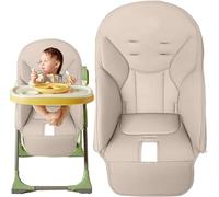 Coprisedie da pranzo per bambini | Cuscini per sedie da pranzo in pelle PU | Coprisedili per bambini | Comodo rivestimento di ricambio per sedile multifunzionale per Peg-Perego, Kosmic Jané, Baoneo