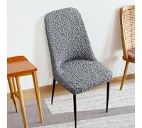 Coprisedie Elastici 1/2/4/6 Pezzi Copertura Universale Lavabile per Tavolo da Pranzo, Soggiorno, Cucina, Hotel Facile Installazione, Adatto Tutte Stagioni(Light Gray,2pcs)