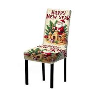 Coprisedie Natalizie, Coprisedia Con Schienale Coprisedie decorative natalizie for sala da pranzo, elastiche, for feste in cucina, super adatte for la decorazione della casa(D,4pcs chair cover)