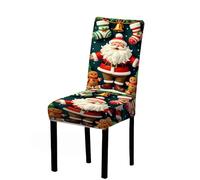 Coprisedie Natalizie, Coprisedia Con Schienale Coprisedie decorative natalizie for sala da pranzo, elastiche, for feste in cucina, super adatte for la decorazione della casa(L,6pcs chair cover)