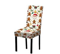 Coprisedie Natalizie, Coprisedia Con Schienale Coprisedie decorative natalizie for sala da pranzo, elastiche, for feste in cucina, super adatte for la decorazione della casa(N,6pcs chair cover)