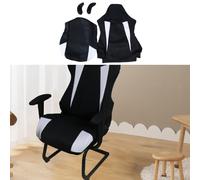 Coprisedie per sedie da ufficio, coprisedie girevoli traspiranti, da gioco