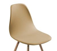 Coprisedie Scandinavo Coprisedie Sala da pranzo elasticizzato Fodera protettiva per sedia scandinava estensibile Cucina(Caffè Leggero,4 pezzi)