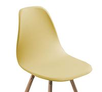 Coprisedie Scandinavo Coprisedie Sala da pranzo elasticizzato Fodera protettiva per sedia scandinava estensibile Cucina(Giallo,2 pezzi)