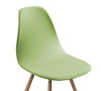 Coprisedie Scandinavo Coprisedie Sala da pranzo elasticizzato Fodera protettiva per sedia scandinava estensibile Cucina(Giallo Verde,6 pezzi)