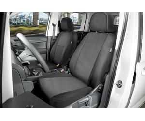 Coprisedile aderente Performer in 100% poliestere compatibile con Ford Transit/Transit Connect/Transit Tourneo, 1 coprisedile singolo conducente
