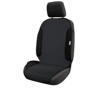 Coprisedile anteriore universale Fisiocomfort tess. Rigato nero