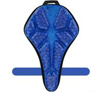 Coprisedile antiscivolo per bicicletta con strato di assorbimento degli urti in EVA ispessito e parte superiore in PU impermeabile per una durata in tutte le condizioni atmosferiche (blu)