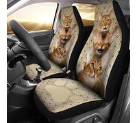 Coprisedile Auto Abyssinian Cat Paw Pattern Background Copri Sedili per Autos Universale Coprisedili Anteriori per Autos Impermeabile Coprisedili Auto per Furgoni Automoive Camion 52X138 CM