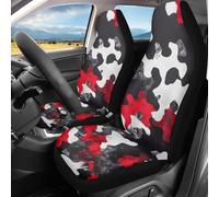 Coprisedile Auto Anteriore Disguise Pattern Copri-Sedile Antiscivolo Copri Sedili per Autos Traspiranti per Berline SUV 52X138 CM