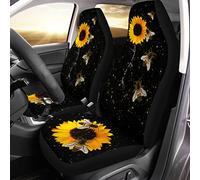 Coprisedile Auto Bee Sunflower You Are My Sunshine Coprisedili Auto Universale Coprisedili Anteriori per Autos per Camion Automoive Berlina 52X138 CM