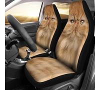 Coprisedile Auto Cat Background Copri Sedili per Autos Universale Coprisedilis per Secchio Anteriore Impermeabile Coprisedili Anteriori per Autos per Camion Automoive Furgoni 52X138 CM