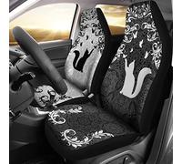 Coprisedile Auto Cat Surrounded By Butterflies Copri Sedili per Autos Universale Coprisedili Auto Novelty Coprisedili Anteriori per Autos per SUV Automoive Berlina 52X138 CM