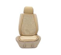 Coprisedile Auto con Perline 1 coprisedile con perline di legno for auto, universale l'estate(Beige)