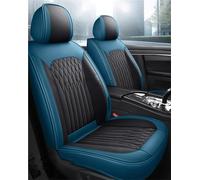 Coprisedile Auto Coprisedile Universale In Pelle PU Per KIA Per Sportage Per Ceed Per Rio Per Niro Per Stinger Accessori Per Auto Protezione Sedili Auto(Nero Blu)