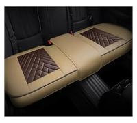 Coprisedile Auto Coprisedile Universale In Pelle PU Per VOLVO XC60 XC90 XC40 XC70 S60L C30 S80 S90 V50 V60 Protezione Sedili Auto(Beige Coffee,Posteriore)