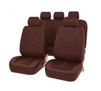 Coprisedile Auto Coprisedili Per Auto In Pelle PU Da 2/5 Posti Per Odyssey Per Pilot Per Vezel Per Stream Per Shuttle URV Per Inspire XRV Auto Set Coprisedili(5 Seats-Coffee)