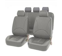 Coprisedile Auto Coprisedili Per Auto In Pelle PU Da 2/5 Posti Per Odyssey Per Pilot Per Vezel Per Stream Per Shuttle URV Per Inspire XRV Auto Set Coprisedili(5 Seats-Grey)