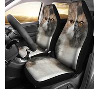 Coprisedile Auto Exotic Cat Background Coprisedili Anteriori per Autos Universale Copri Sedili per Autos Impermeabile Coprisedilis per Secchio Anteriore per Berlina SUV Furgoni 52X138 CM