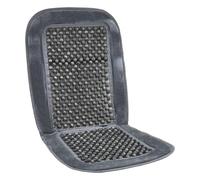 Coprisedile auto in perle di legno AMiO CSM-01 grigio 90x44 cm