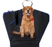 Coprisedile Auto per Cani, Telo Auto per Cani Impermeabile Resistente ai Graffi con Finestre a Maglie, Protezione per sedile per animali per Auto SUV, facile da pulire - Blu