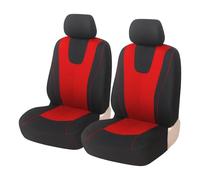 Coprisedile Auto Per Hummer H1 H2 H3 Set Coprisedili Per Auto Tessuto Cuscino Veicolo Protezione Completa Imbottitura Adatto A Berlina SUV Pick-up Coprisedili Anteriori(2Seats-Red)