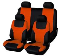 Coprisedile Auto Per VW Per Passat B5 Per Touran Per Tiguan Per Phaeton Coprisedile Anteriore/posteriore In Tessuto Per Protezione Seggiolino Auto Copri Protezione Sedili(5Seats-orange)