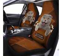 Coprisedile Auto Scottish Cat Get in Sit Shut Up Hold On Coprisedili Auto Universale Coprisedili Anteriori per Autos Novelty Copri Sedili per Autos per Automoive Camion Berlina 52X138 CM