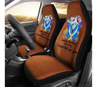 Coprisedile Auto Sometimes I Just Look Up Smile Butterfly Coprisedili Auto Universale Coprisedilis per Secchio Anteriore Resistente Copri Sedili per Autos per Berlina SUV Furgoni 52X138 CM