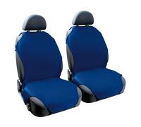 COPRISEDILE AUTO UNIVERSALE ELASTICIZZATI ANTERIORI COPPIA COPRI SEDILI BLU