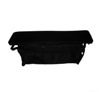 Coprisedile Barca 420D Oxford con Tasca 60x30cm | 420D Oxford per robusto, tasca 60x30cm per attrezzi, ideale per pesca e per turismo nautico(Black 95cm)