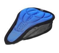 Coprisedile Bicicletta Silicone con Spugna Spessa Blu Comfort Ergonomico E Traspirante