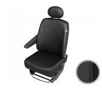 Coprisedile coprisedile sedile conducente ecopelle nero per IVECO Daily