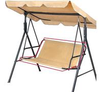 Coprisedile da Giardino per Dondolo, per Sedia a Dondolo da Giardino, Coprisedili per Altalena da Giardino, Copertura per Sedia da Giardino, 2 e 3 Posti(Beige 168 * 56 * 56cm)