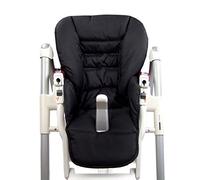Coprisedile di ricambio per seggiolone, compatibile con Peg Perego Prima Pappa DINER (nero)