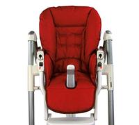 Coprisedile di ricambio per seggiolone, compatibile con Peg Perego Prima Pappa DINER (rosso)