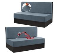 Coprisedile Elasticizzato per Roulotte, Coprisedile Antiscivolo per Camper con Cinghie Elastiche, Accessori Essenziali per Caravan (Blue)