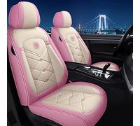 Coprisedile Impermeabile Coprisedili In Pelle Per Auto Per A3 8p 8l Per Sortback A4 B7 Per Avant B5 B8 A6 C7 Per A5 Per Sportback C5 100 C4 Q5(PINK)