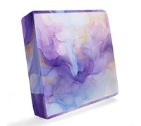 Coprisedile impermeabile per divano, motivo marmo viola, arte astratta, protezione per mobili da esterno, per patio, giardino, balcone, L